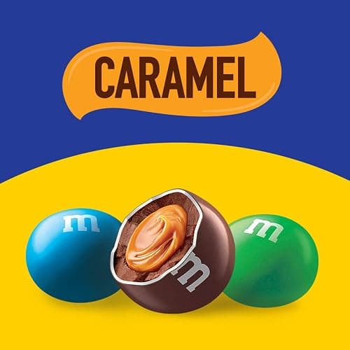 M&M's Caramel Milk Chocolate Christmas Candy, Party Size, 34 oz Resealable Bulk Candy Bag thumbnail 6