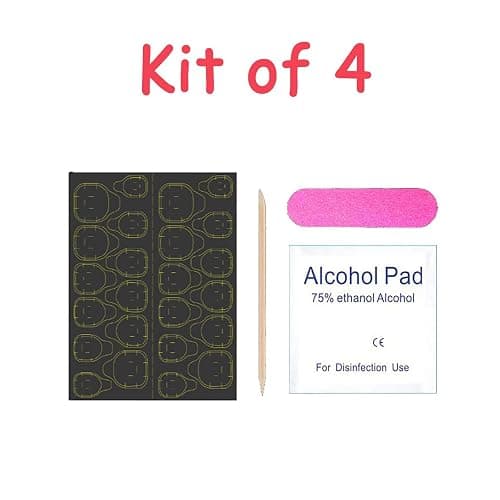 KKUUOO Square Press on Nails Short Fake Cyan False with Solid Color Design Full Cover Acrylic Glossy Glue Cute Stick for Women and Girls DIY Manicure 24Pcs thumbnail 6