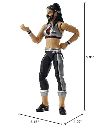 Mattel WWE Elite Collection Action Figure & Accessories, Series #90 Reckoning 6-inch Collectible with 25 Articulation Points & Swappable Hands - #90 Reckoning thumbnail 2