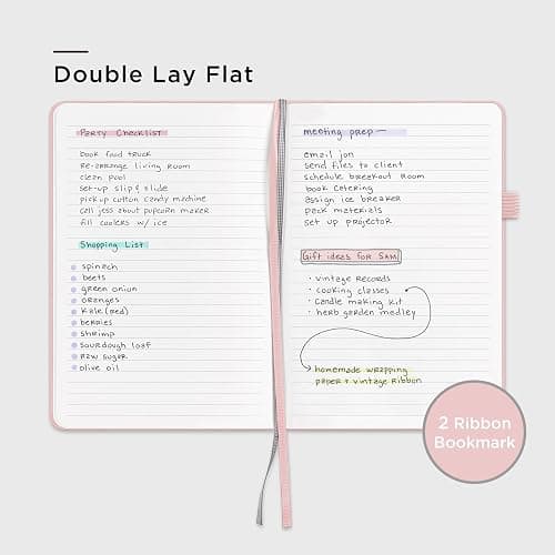 &And Per Se Lined Journal Notebook, 160 Pages, A5 5.7 x 8 inches College Ruled Thick Paper Notebook Journals for Writing, Hardcover Notebooks for Women Men Office School (1 Pack, Pink) thumbnail 4