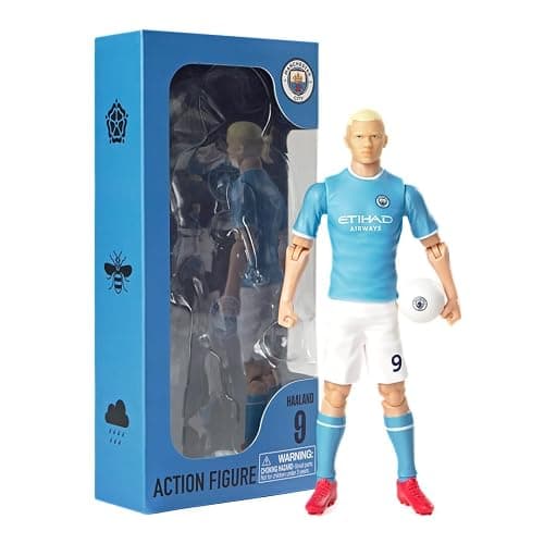 Sockers Banbo Toys Manchester City Haaland 8" Collectible Soccer Action Figure - Image 1