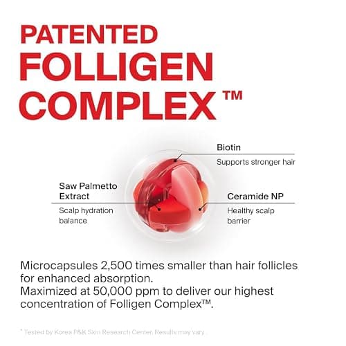 Dr.FORHAIR Folligen Tonic | Scalp Serum for Hair Care | Scalp Care and Nourishment | Revitalizing Tonic for Healthy Scalp & Hair Thickening, 4.06 fl oz thumbnail 5