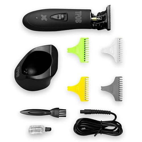 TPOB Ghost X Beard Trimmer Hair Clippers for Men, Professional Hair T-Blade Trimmer Cordless Rechargeable Edgers Clippers Electric Beard Shaver (Ghost X Blackout) thumbnail 9