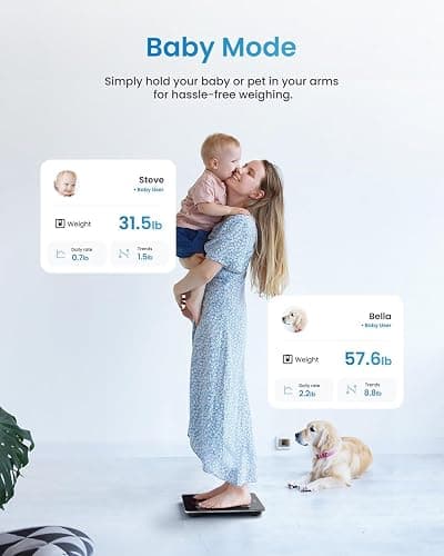 RENPHO Smart Scale for Body Weight, FSA&HSA Eligible, Digital Bathroom Scale BMI Weighing Bluetooth Body Fat Scale, Body Composition Monitor Health Analyzer with Smartphone App, 400 lbs - Elis 1 thumbnail 7