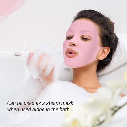 Maitys 5 Pcs Reusable Silicone Face Mask for Sheet Masks, Anti-wrinkle Moisturizing Facial Mask Cover Holder, Prevent Evaporation Hairdressing Skincare Beauty Spa Care Tool(Vivid Colors) thumbnail 7