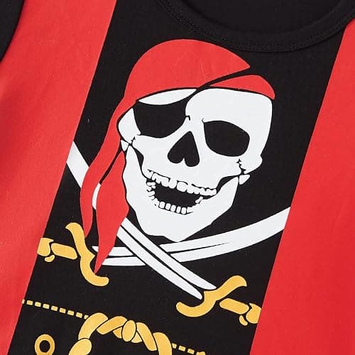 Toddler Baby Boys Pirate Costume Halloween Child Boys Buccaneer Outfit thumbnail 5