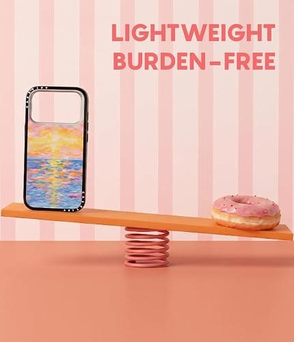CASETiFY for iPhone 17 Pro Max Case - Compact | Slim and Sleek | Lightweight | 4 ft. 2X Military Grade Drop Protection | Chrome Doodles | Black thumbnail 3