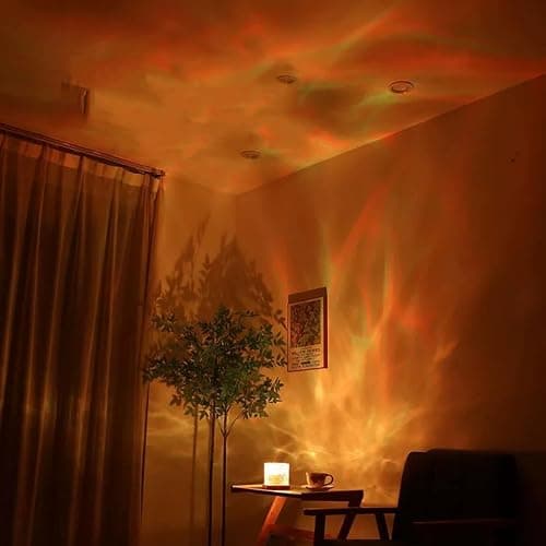Ocean Wave Projector Light, 16-Color Luminorthe Cube Lamp & App Remote, 3D Holographic Water Ripple Romantic Ambient Lighting for Child's Room, Meditation Relaxation, Night Light thumbnail 4
