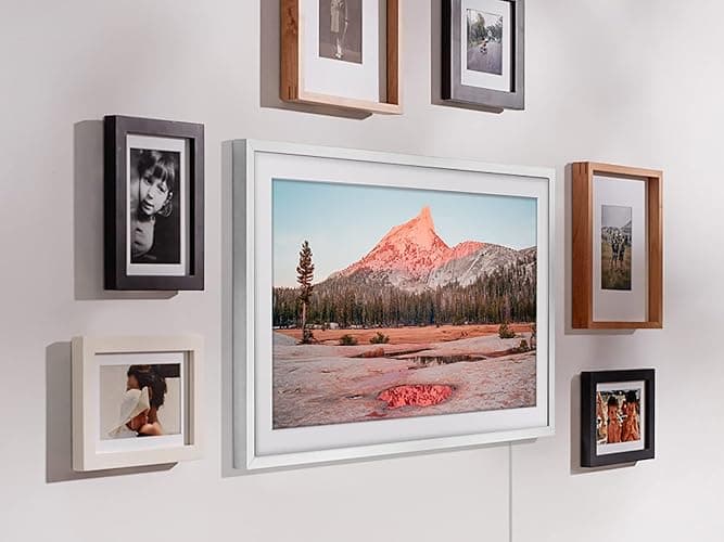 Samsung 32-Inch Class QLED The Frame LS03C Series, Quantum HDR, Art Mode, Anti-Reflection Matte Display, Slim Fit Wall Mount Included, Smart TV w/Alexa Built-in (QN32LS03CB) thumbnail 9