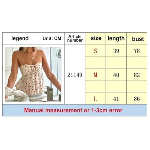 Amiblvowa Women Tie Front Tube Top Sexy Sleeveless Strapless Flowy Ruffle Hem Peplum Bandeau Top Y2K Cute Going Out Crop Tank thumbnail 6