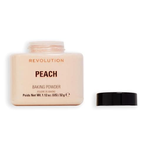 Revolution Beauty London, Loose Baking Powder, Makeup Setting Powder, Long-Lasting Coverage, Mattifies & Reduces Shine, Peach, 1.12 oz thumbnail 7