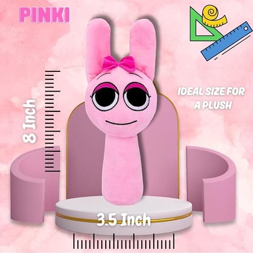 Soft Plush Toys Set – Phase 1 Soft Stuffed Characters, Adorable Collectible Plush Dolls, Great for Fans & Kids (6 pcs) thumbnail 6