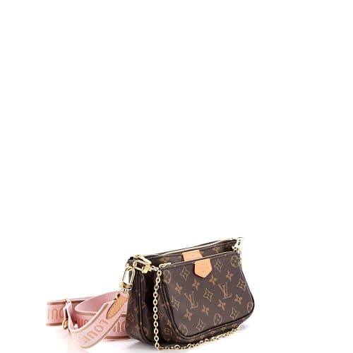 Louis Vuitton, Pre-Loved Multi Pochette Accessoires Monogram Canvas, Brown thumbnail 3