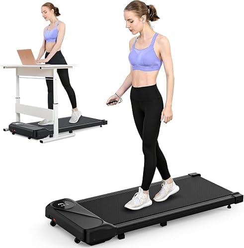 Tapis de Course Portable pour la Maison et Le Bureau, Walking Pad Électrique Moteur 2.5 HP Tapis Roulant 6km/h avec Télécommande, Écran LCD,Capacité 120 KG thumbnail 8