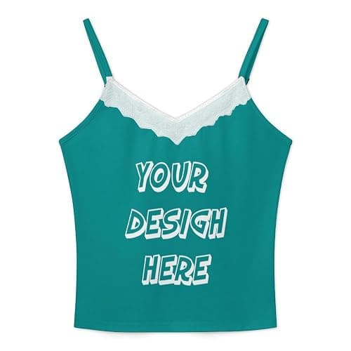 Personalized Tanks for Women Custom Shirt Sleeveless V-Neck Design Your Own Photo Text Front/Back Print Gift thumbnail 3