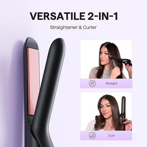 Wavytalk 3 in 1 Curling Wand Set, Multi Curl, Curling Iron Set with Heated Round Brush, Flat Iron Hair Straightener, 1 1/4 inch Curling Iron, Dual Voltage Hair Curler thumbnail 4