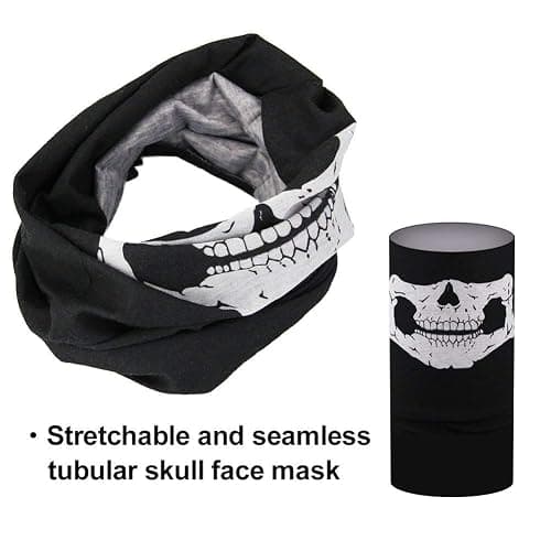 ZKSM 3Pcs Breathable Face Masks Skull Mask Seamless Balaclava Mask Headwear Scarf thumbnail 3