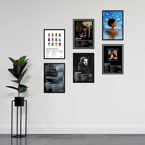 SAW Drake Music Album Art Wall Posters 8x12 inch (A4 Size) Wall Decor Posters Wall Art For Bedroom, Living room, Office, Pack of 6 thumbnail 4