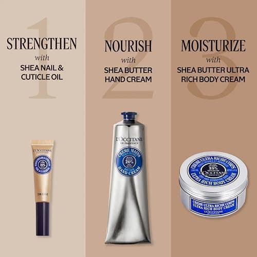 L’Occitane Shea Butter Ultra Rich Body Cream, Nourishing Moisturizer for Dry, Sensitive Skin, Fast Absorbing, Refillable, Vegan Skincare, Light Scent thumbnail 8