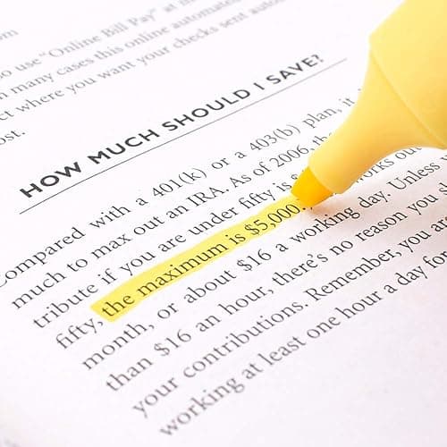 TWOHANDS Highlighter,Chisel Tip Marker Pen,6 Assorted Pastel Colors,20079 - Pastel - 1 Count (Pack of 6) thumbnail 3