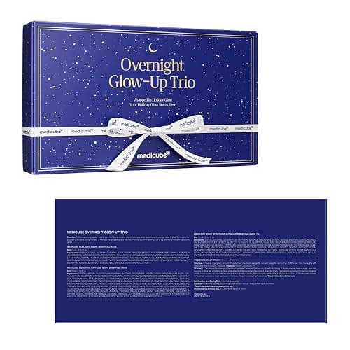 medicube Overnight Glow-Up Trio | Amazon Exclusive Holiday Overnight Wrapping Peel Off Mask | Collagen, Turmeric & PDRN | Perfect for Holiday Gifting & Self-Care | Korean Skincare for Women & Men thumbnail 9