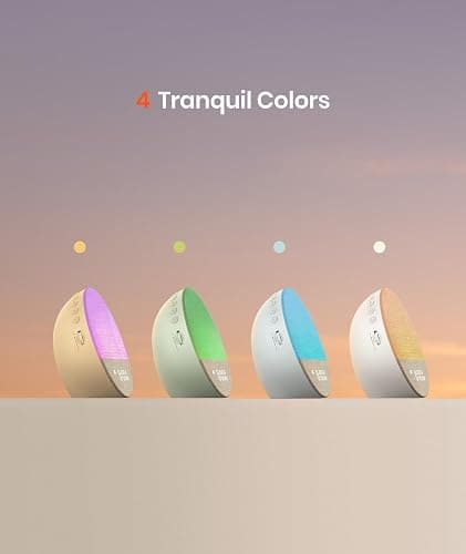 (PICK 1 OUT OF 3 ALARM CLOCKS) Dreamegg Sunrise 1 -Sound Machine Sunrise Alarm Clock for Sleep, 29 Soothing Sounds, Customizable Sleep Routine, White Noise Sound Machine, Dimmable Night Light, Snooze, Wake Up Light for Adults, Kids thumbnail 8