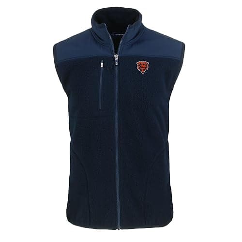 Cutter & Buck Men's NFL Throwback Cascade Eco Sherpa Fleece Full-Zip Vest thumbnail 2