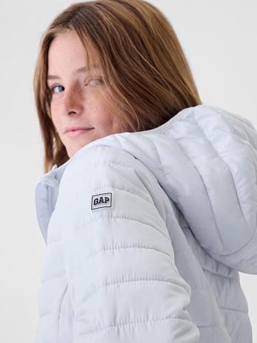 GAP Girls' Logo Puffer Jacket thumbnail 4