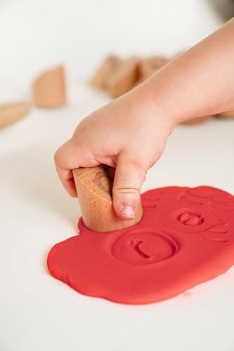 Alphabet Playdough Stamps for Kids - Lowercase Letter Stamp Set - ABC Toddler Clay Dough Stampers thumbnail 4