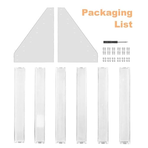 FFowcye Acrylic Nail Polish Organizer Rack, 6 Tier Holder Stand, Paint Rack Gel Nail Polish Shelf Display, Sunglass Organizer, Essential Oils Storage Shelf, Holds Up to 72 Bottles thumbnail 7