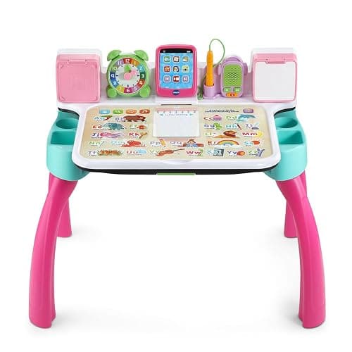 VTech Explore and Write Deluxe Activity Desk (Frustration Free Packaging), Pink thumbnail 11