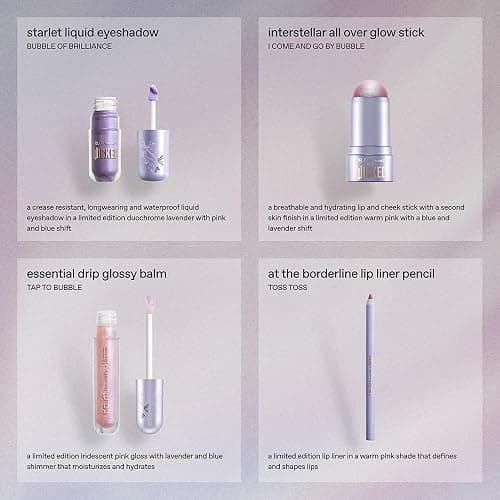 r.e.m. beauty Wicked: For Good | Makeup Set | Waterpoof Eye Shadow, All Over Glow Stick, Creamy Lip Liner, Glossy Lip Balm | 4 Full Size Products thumbnail 5