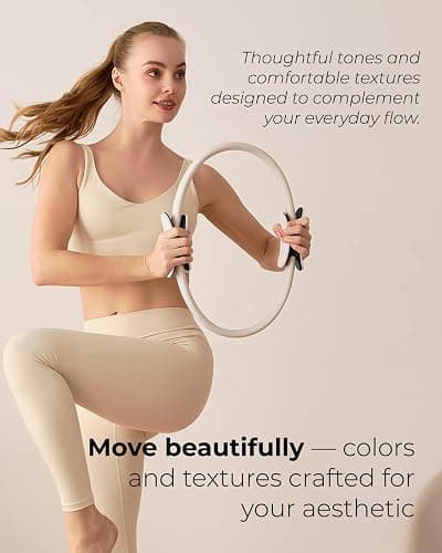 Home Pilates Essentials Kit for Women | Pilates Ring, Mini Ball, Booty Band Set | Pilates Equipment Starter Set in Gift Box | Workout Guide Included thumbnail 4