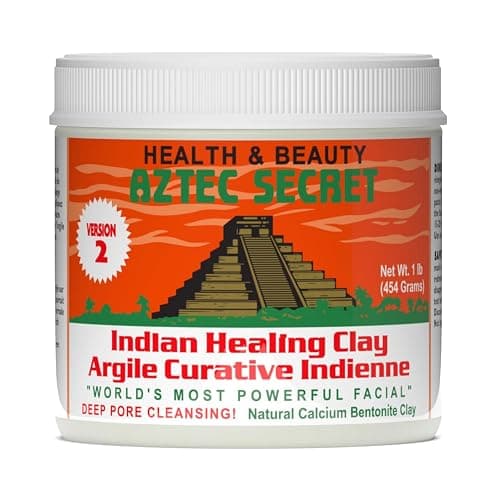 Aztec Secret - Indian Healing Clay - Deep Pore Cleansing Facial & Body Mask - 100% Natural Calcium Bentonite Clay - New Version 2 - Image 1