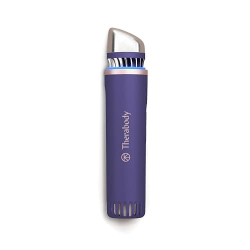 Therabody TheraFace Depuffing Wand – Cold and Heat Skincare Treatment to Depuff and Glow; Beauty Wand, Face Roller and Eye Massager for Eye Puffiness, Dark Circles and Skin Radiance (Indigo) - Image 1