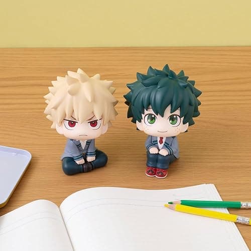 YLQANONG Midoriya Izuku Look Up Figures MHA Todoroki Shouto Anime Figure Statues MHA Anime Action Figurine 10CM(3.94IN) thumbnail 7