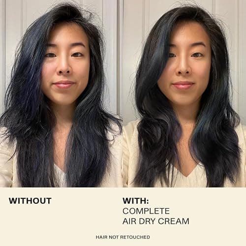 JVN No Heat Complete Air Dry Cream, 5 Fl Oz, Hair Smoothing Cream Enhances Your Natural Texture, Curl Cream and Wavy Hair Products, Silicone Free thumbnail 9