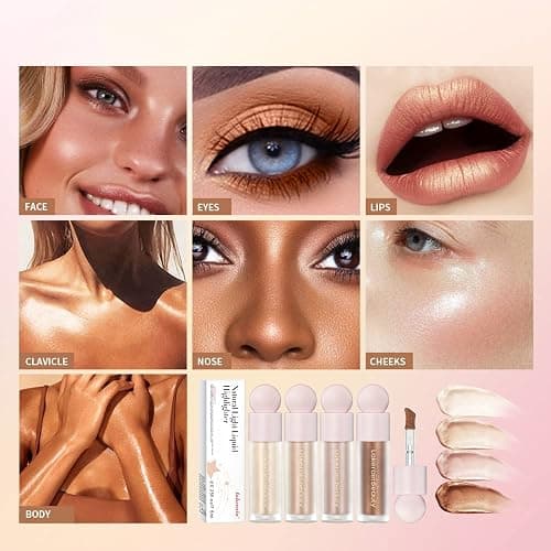 Starlight Multi-Use Glotion Stick - Waterproof Luminous Lotion, Silky Smooth Glitter Highlighter for Face & Body thumbnail 3