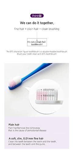[BTS Official Merchandise] Fans Gift - K-Pop Idols Goods - BTS Character Figure Toothbrush with Convenient Magnetic Holder (J-hope) thumbnail 6