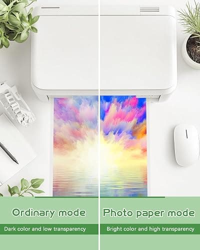 Weliu Transparency Sheets for Inkjet Printers, Clear Acetate Sheets | 30 Sheets 8.5" X 11", Inkjet Transparency Film & Transparency Paper for Overhead Projectors thumbnail 4
