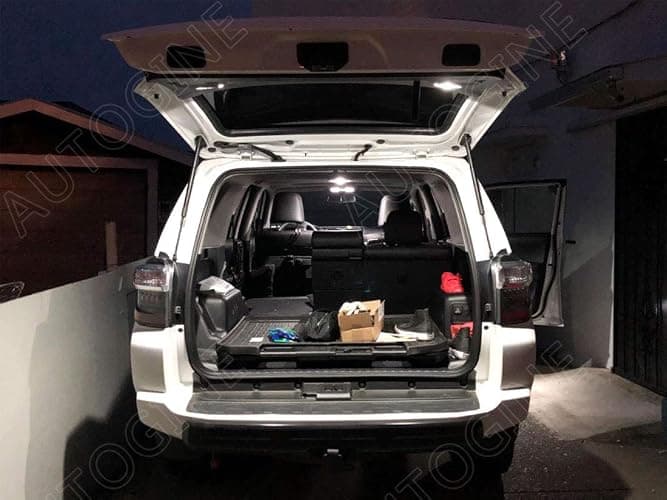 AUTOGINE 16 Piece White Interior LED Lights Kit for Toyota 4Runner 2010 2011 2012 2013 2014 2015 2016 2017 2018 2019 2020 2021 2022 Super Bright 6000K Interior LED Light Bulbs Package + Install Tool thumbnail 6