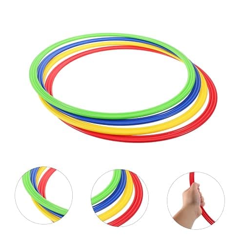 Abaodam 4pcs Soccer Agility Rings Training Hoops for Football Agility Training and Skill Development thumbnail 8