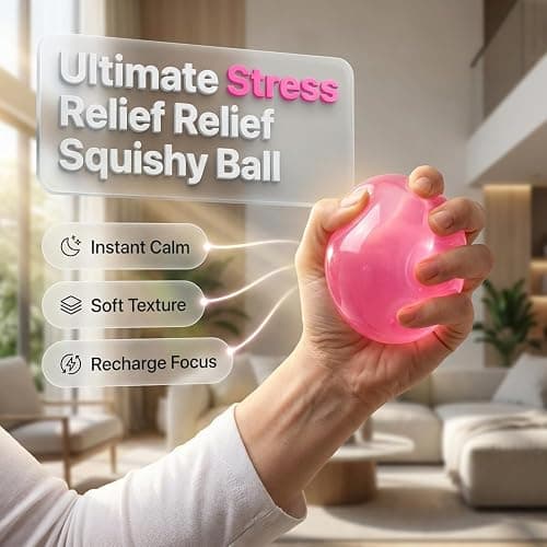 2026 New Coconut Oil Stress Ball, Non-Sticky Slow Rising Squeeze Balls, Portable Desk Squishies for Relaxation and Focus,Dumpling Squishy Coconut Squeeze Stress Shapeable Ball (Purple) thumbnail 7