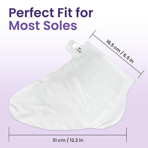 Foot Peel Mask for Hard Skin (6 pairs) Foot Mask for Cracked Heel Solution, Dry Feet Care with Lavender & Shea Butter, Dead Skin Remover, Exfoliating Socks for Women & Men, One Size Fits Most thumbnail 8