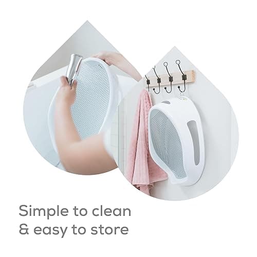 Angelcare Baby Bath Support (Gray) | Ideal for Babies Less Than 6 Months Old - Grey - 1 Count (Pack of 1) thumbnail 7