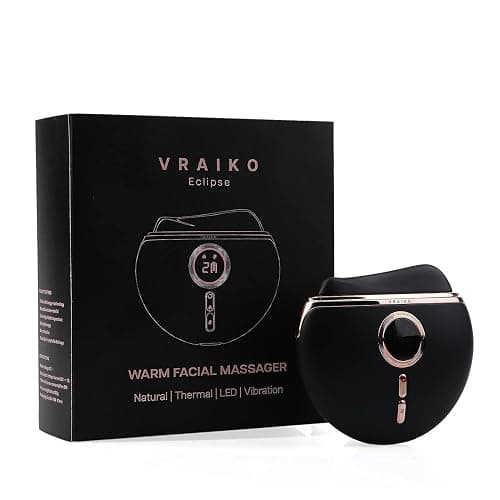 VRAIKO Eclipse Gua Sha Facial Tools, Electric Face Massager with 3-Level Heat & Vibration & 1000mAh Battery, Neck & Face Lift, Wrinkle and Puffiness Reduction thumbnail 6