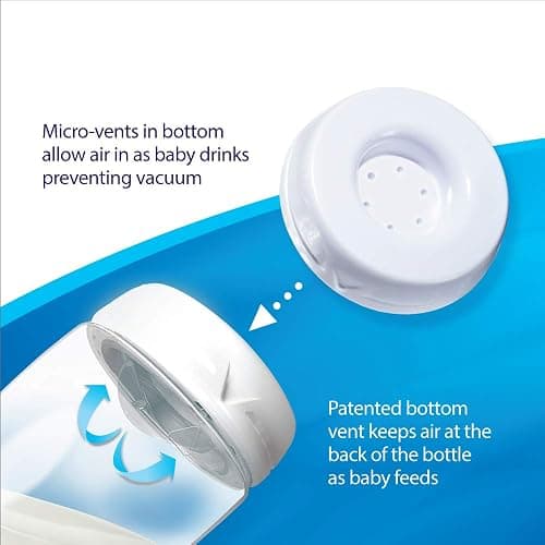 Playtex Baby VentAire Bottle, Helps Prevent Colic and Reflux, 6 Ounce Bottles, 3 Count thumbnail 4