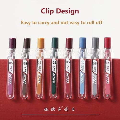 HysmmxHer 0.5mm Bible Journal Pens No Bleed Through, Journaling, Adult Coloring 8 Color Fine Tip Markers for Bible Study, Bullet Journaling, Drawing，Quick Dry Art Supplies (8 retro colors) thumbnail 5