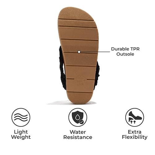 Project Cloud Womens Sandals – Comfortable Crochet Flip Flops for Women with Memory Foam Insole – Lightweight Fashion Sandals for Women 2025 – Womens Flip Flops for Summer (Hammock) thumbnail 5