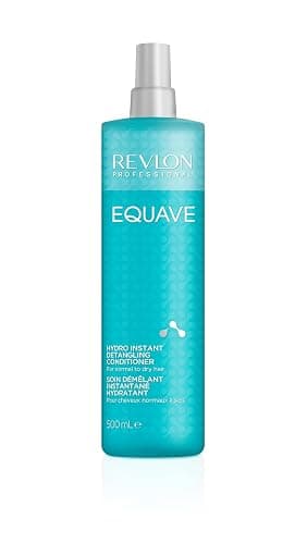 REVLON PROFESSIONAL EQUAVE Hydro Instant Detangling Conditioner, 500 ml, entwirrender Leave in Sprühconditioner für normales bis trockenes Haar, Haarpflege mit 2-Phasen Formel & Hitzeschutz - Image 1
